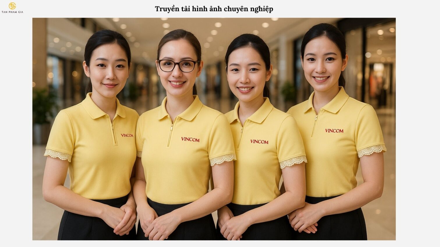 Mẫu áo thun đồng phục pastel phối ren cổ tay