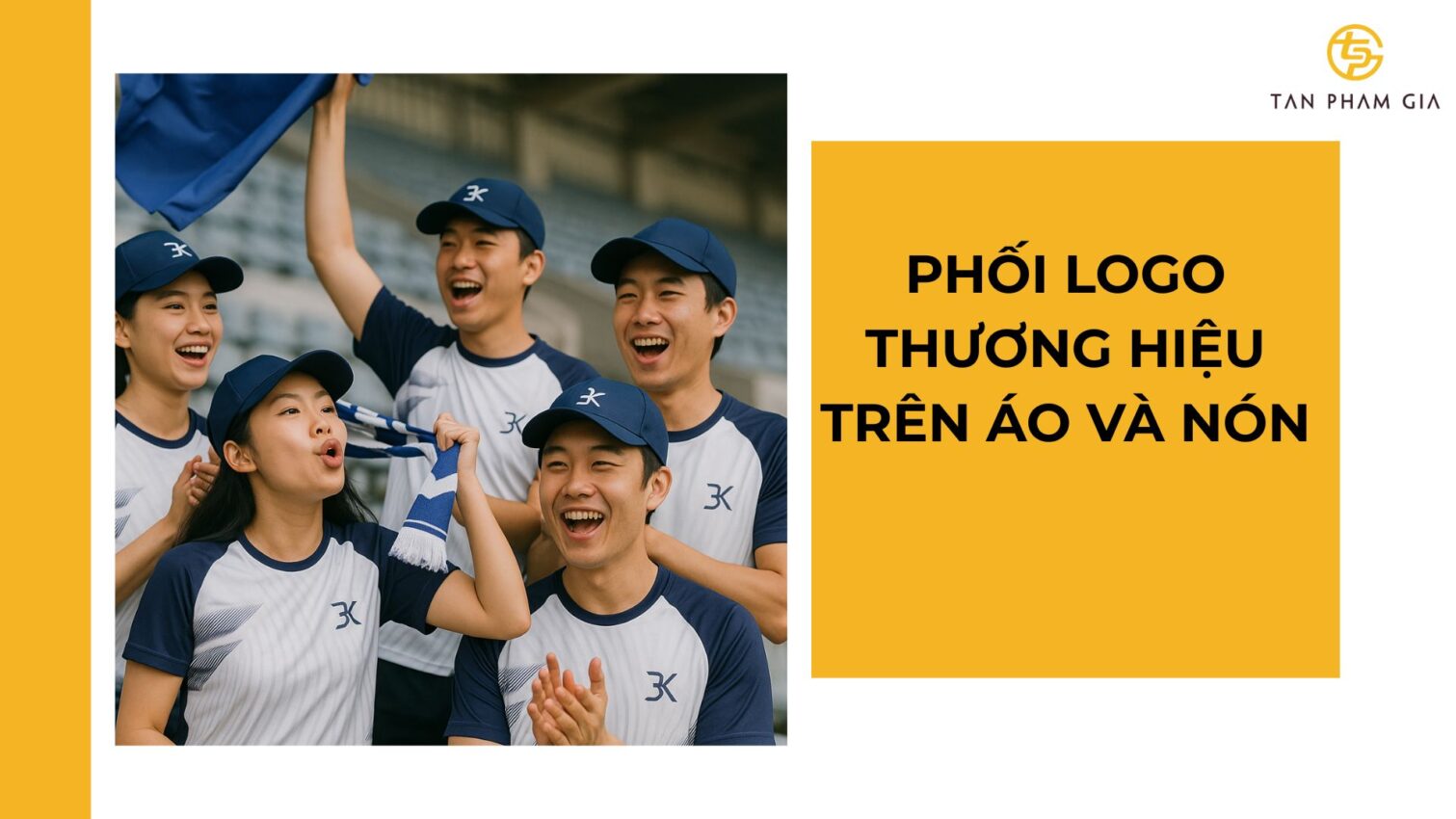 Mẫu áo thun đồng phục kết hợp nón lưỡi trai đồng bộ