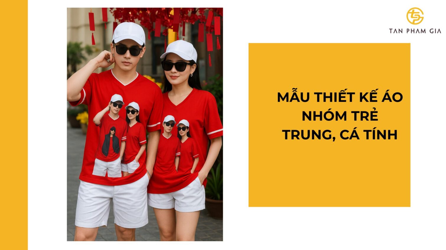 Mẫu áo thun đồng phục in ảnh nhóm cực ngầu