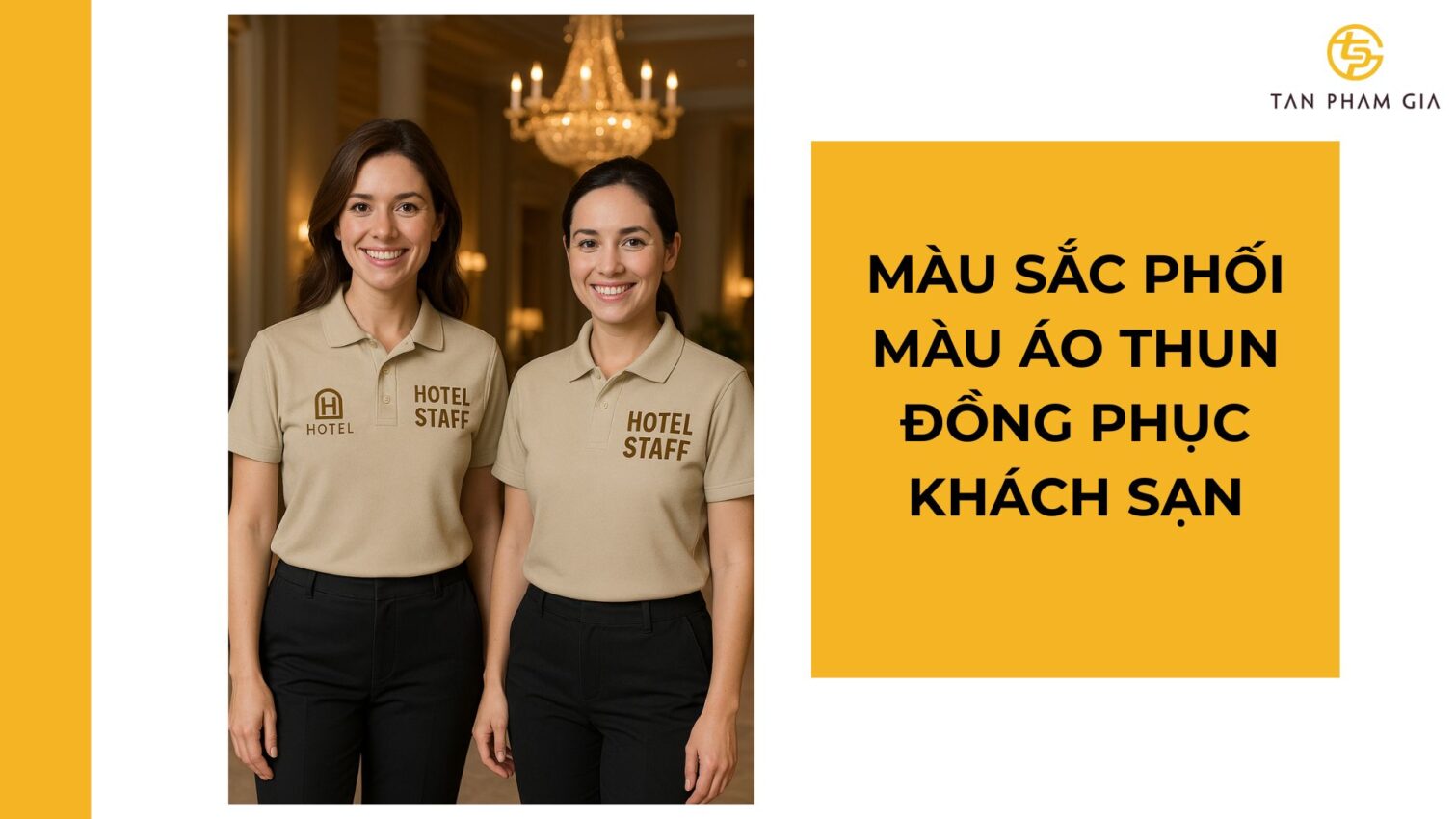 đặt may áo thun đồng phục cho khách sạn