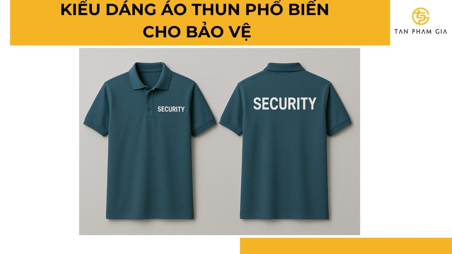 đặt may áo thun đồng phục cho bảo vệ