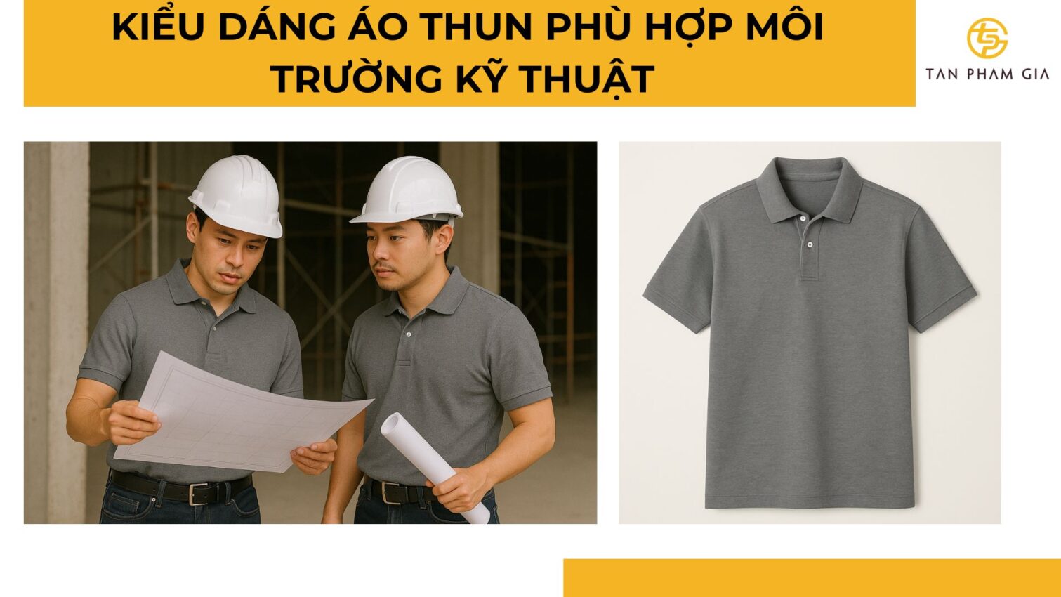 Đặt may áo thun đồng phục cho kỹ thuật