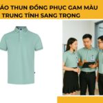 Mẫu áo thun đồng phục gam màu trung tính sang trọng Mẫu áo thun đồng phục gam màu trung tính sang trọng