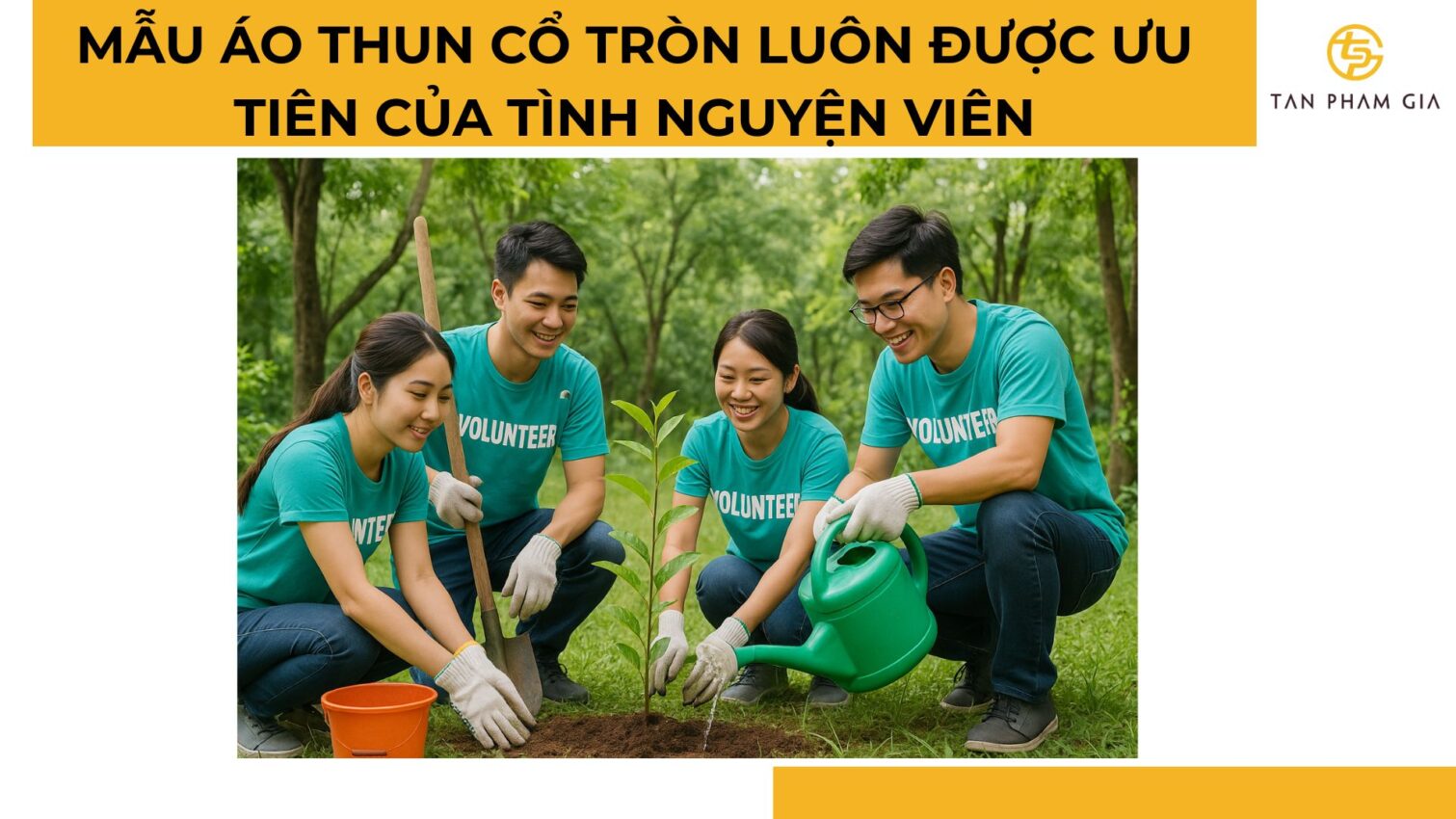 đặt may áo thun đồng phục cho đoàn tình nguyện