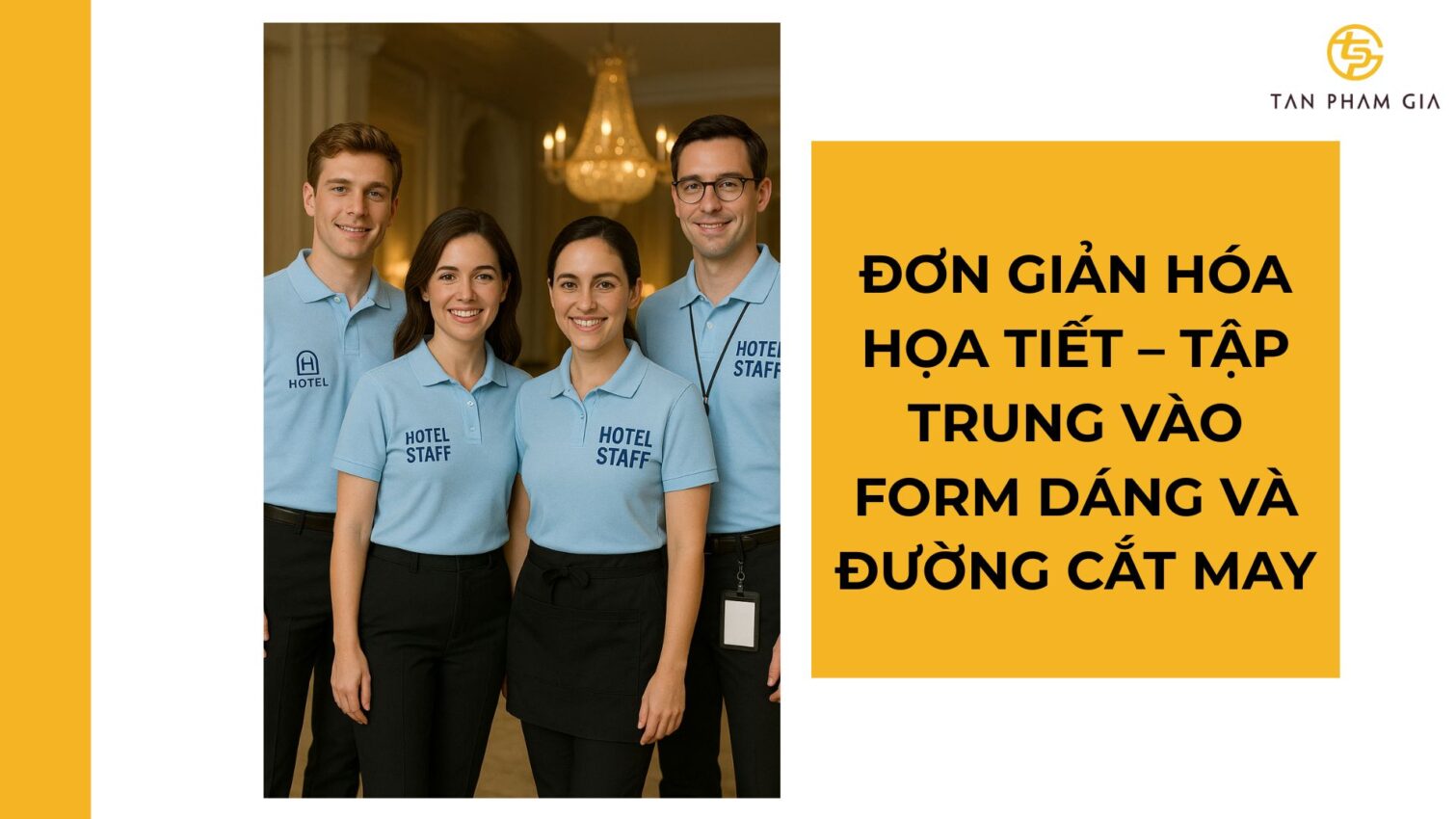 đặt may áo thun đồng phục cho khách sạn