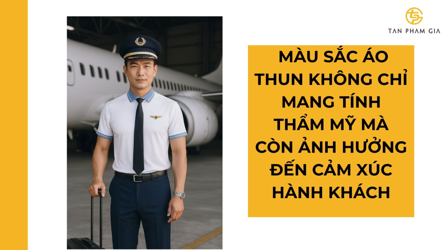 đặt may áo thun đồng phục cho phi công
