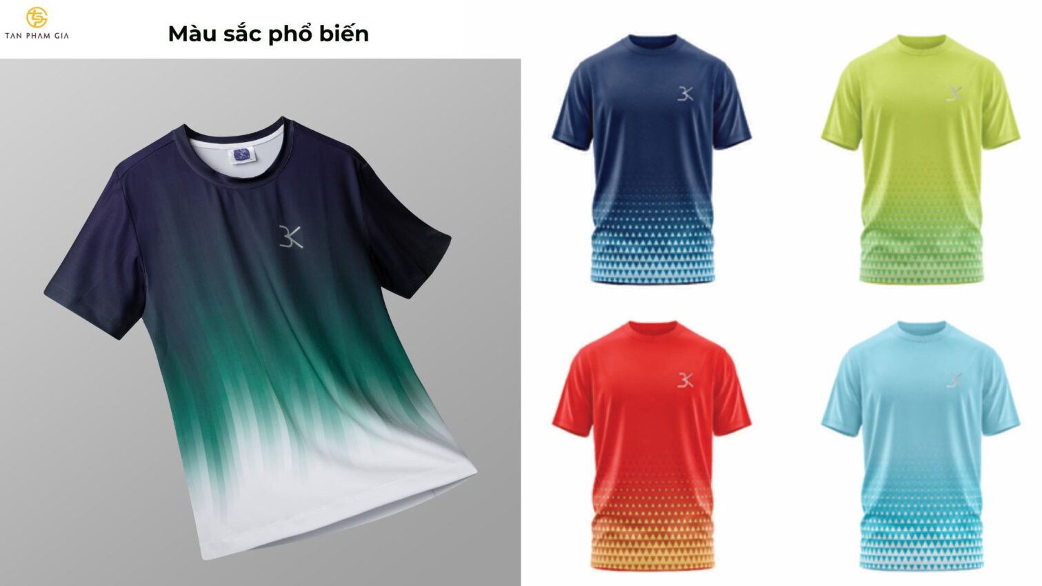 Mẫu áo thun đồng phục vải lạnh mỏng nhẹ co giãn