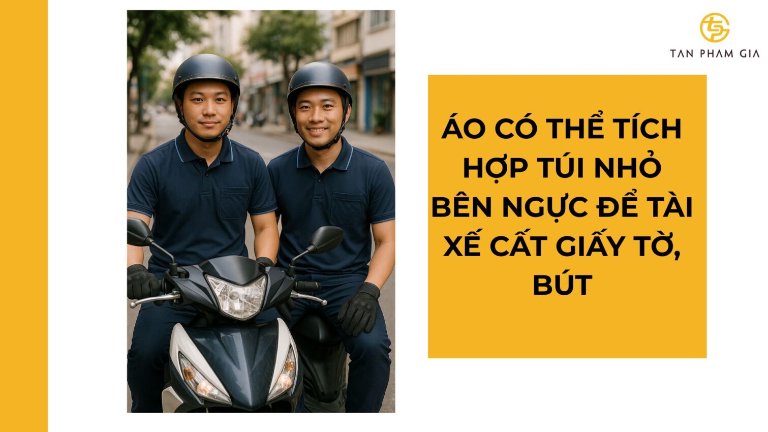 Đặt may áo thun đồng phục cho tài xế