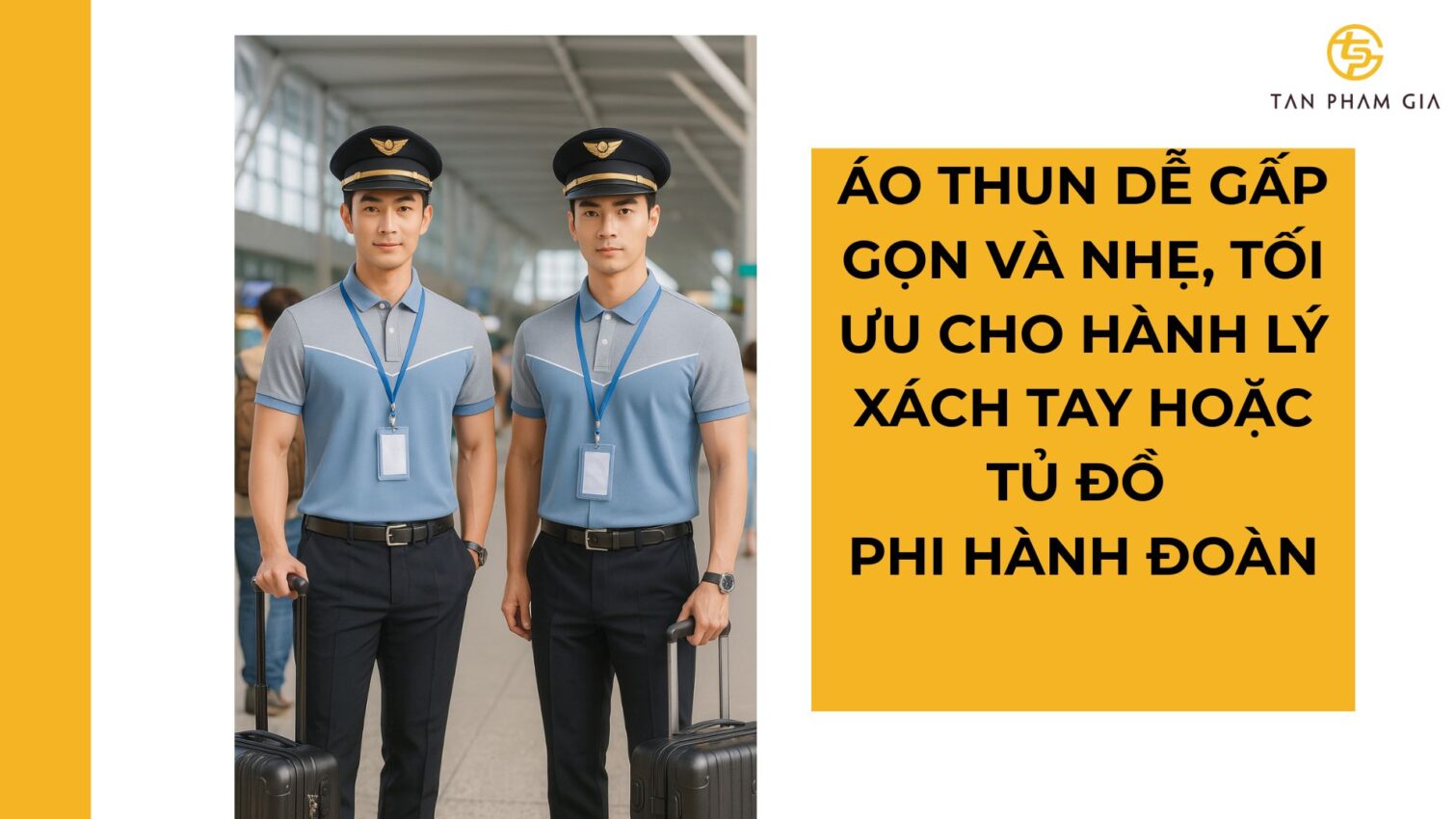 đặt may áo thun đồng phục cho phi công