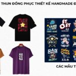 Các thiết kế áo thun đồng phục handmade độc quyền