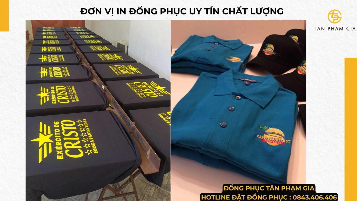 Đơn vị in áo thun đồng phục - Tân Phạm Gia