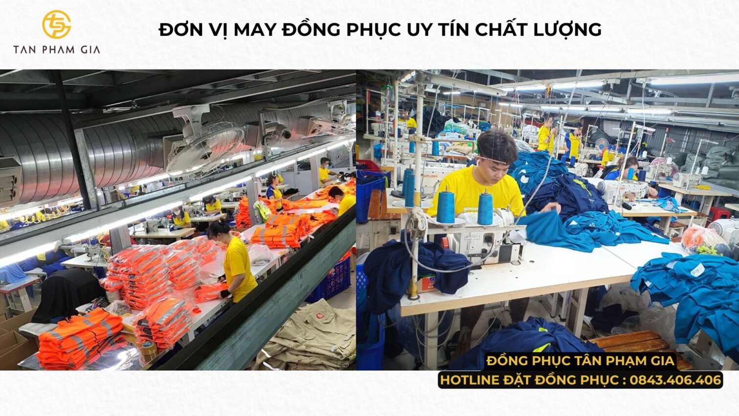 Đơn vị may đồng phục uy tín - chất lượng Tân Phạm Gia