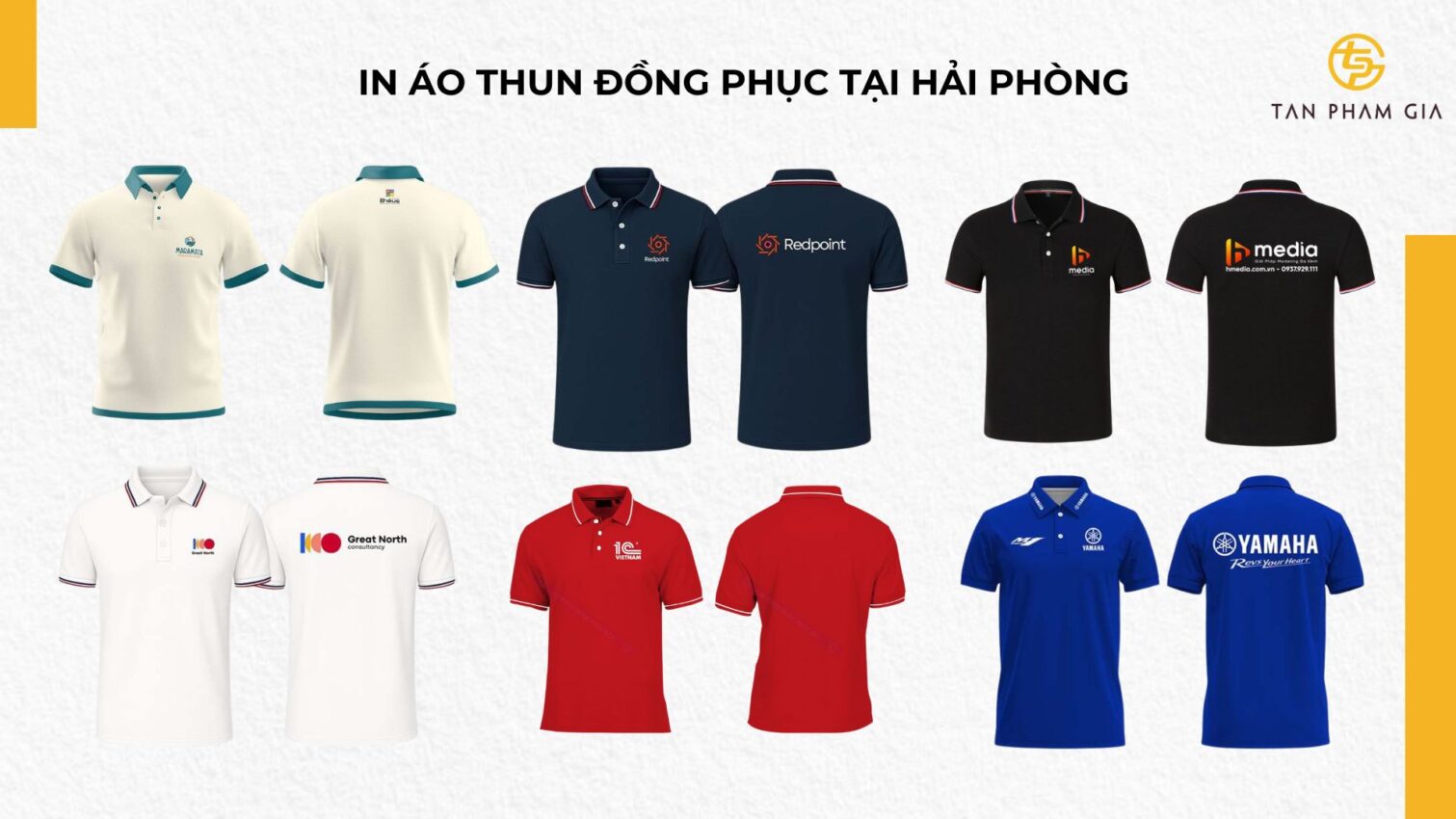 In áo thun đồng phục tại Hải Phòng