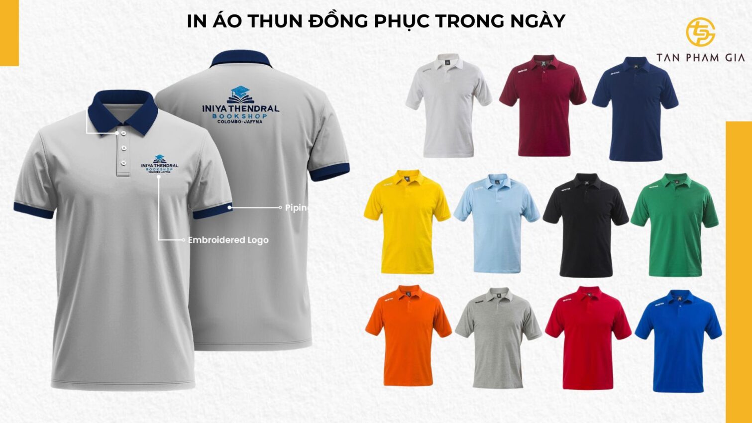 In áo thun đồng phục trong ngày
