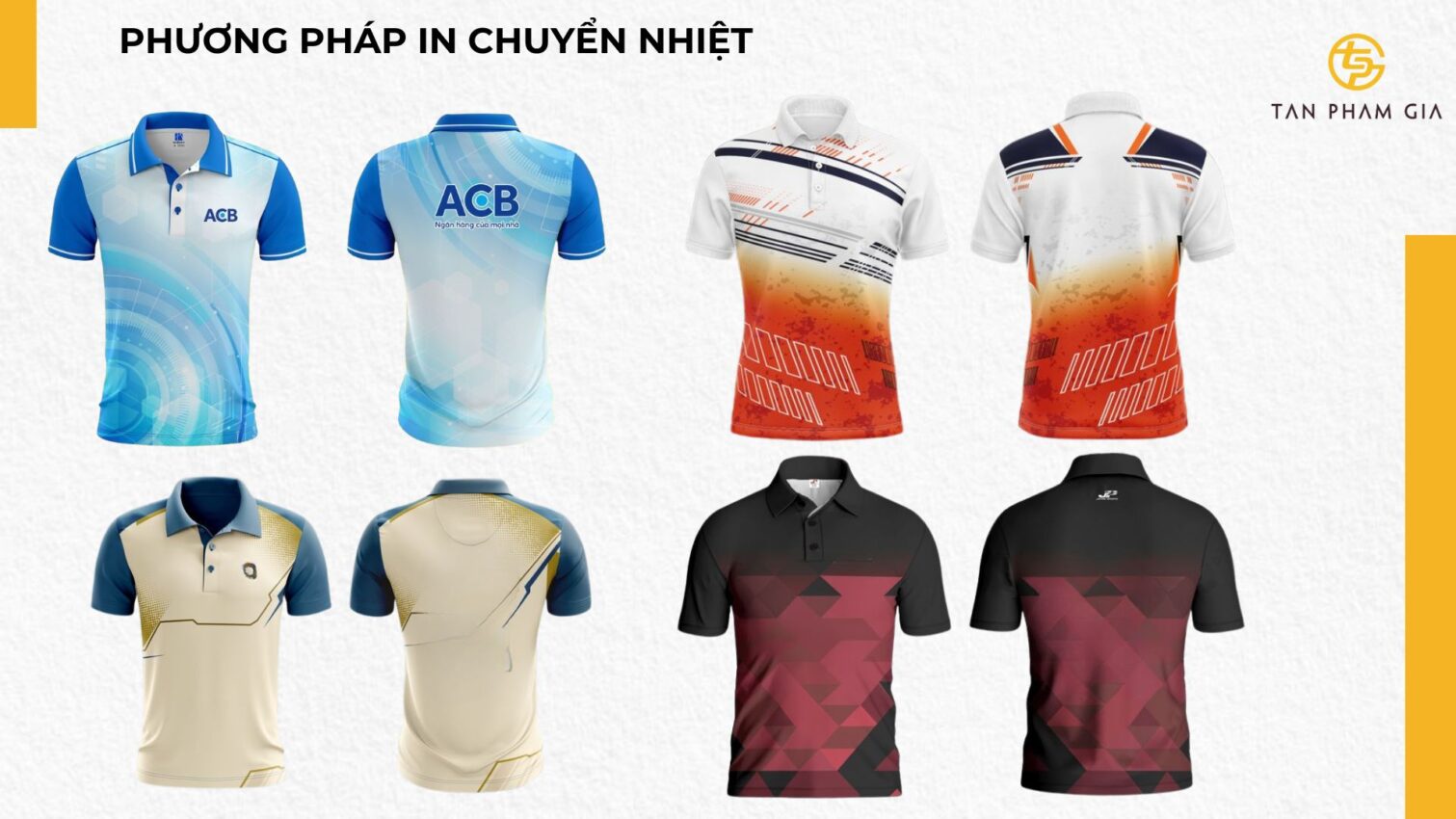 In áo thun đồng phục trong ngày phương pháp in chuyển nhiệt