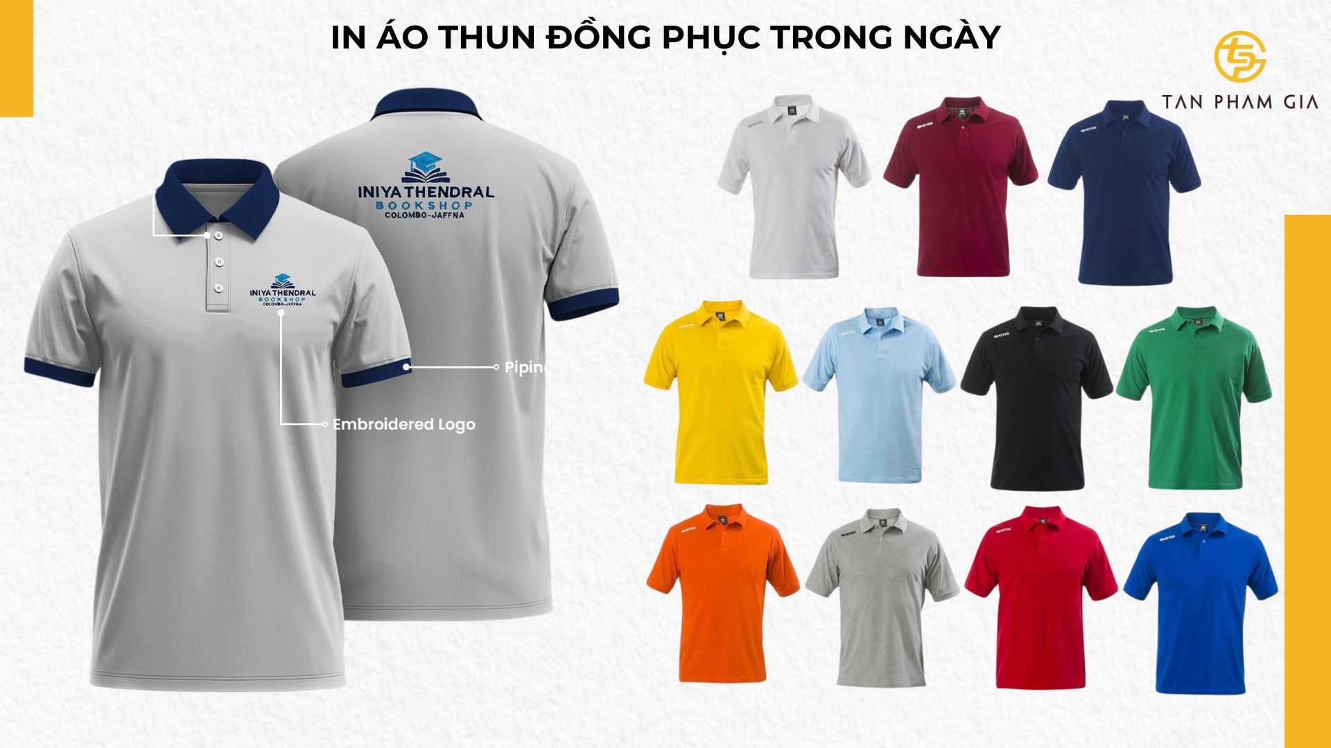 In áo thun đồng phục trong ngày
