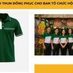 Mẫu áo thun đồng phục cho Ban tổ chức hội chợ quê