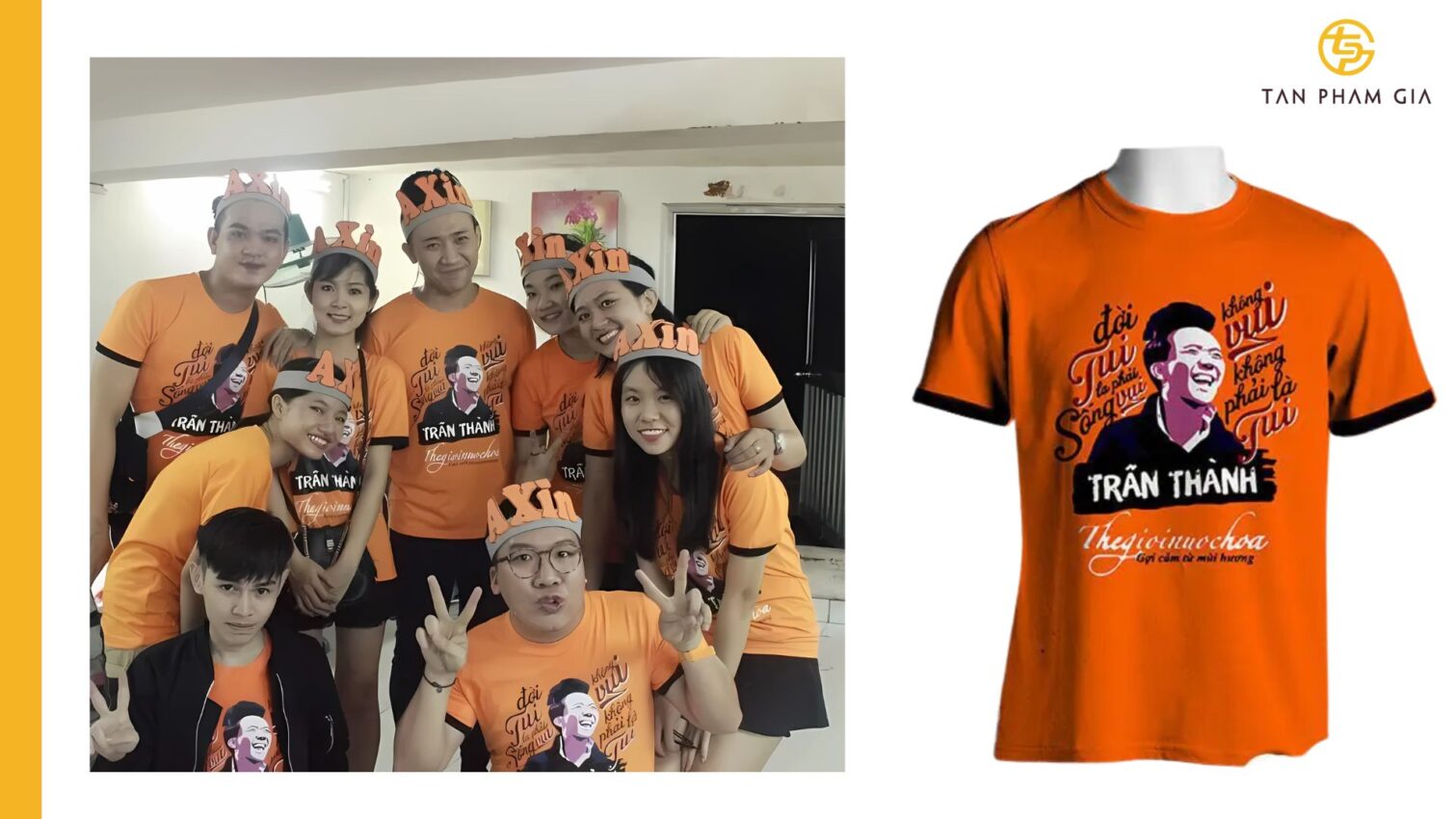 Mẫu áo thun đồng phục cho Fanclub ca sĩ idol