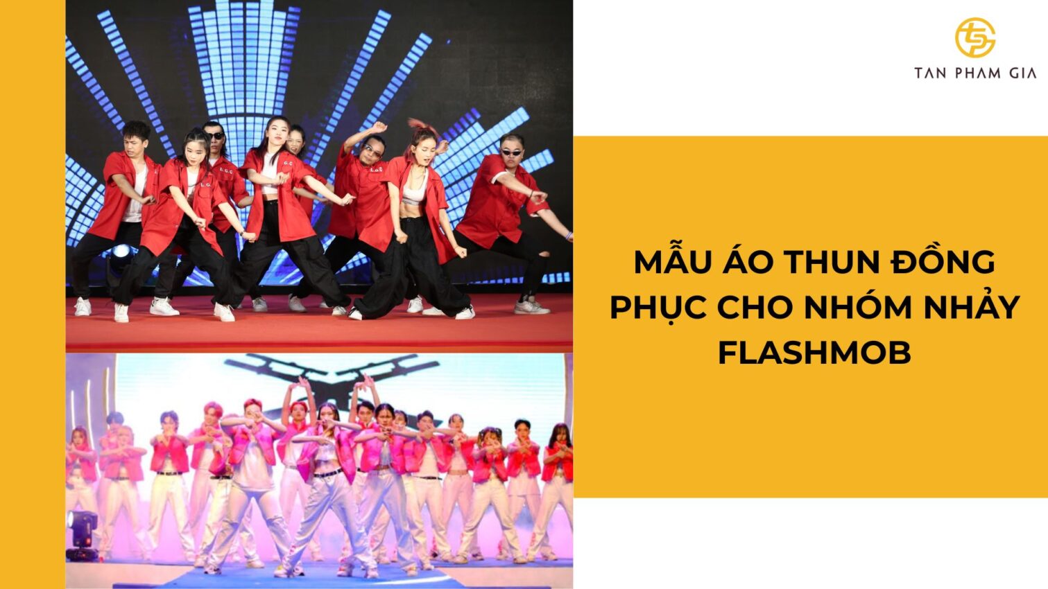 Mẫu áo thun đồng phục cho Nhóm nhảy flashmob