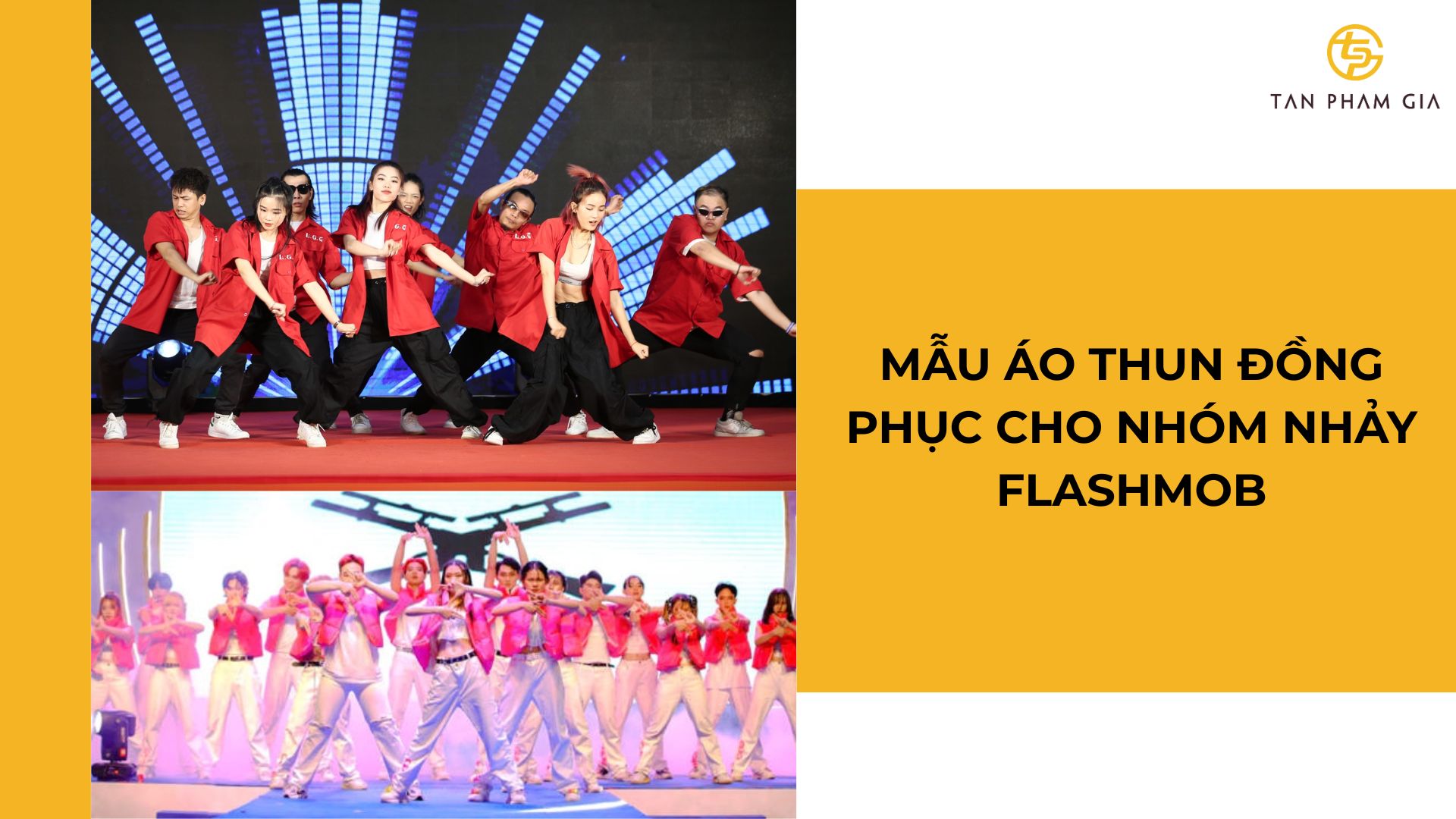 Mẫu áo thun đồng phục cho Nhóm nhảy flashmob