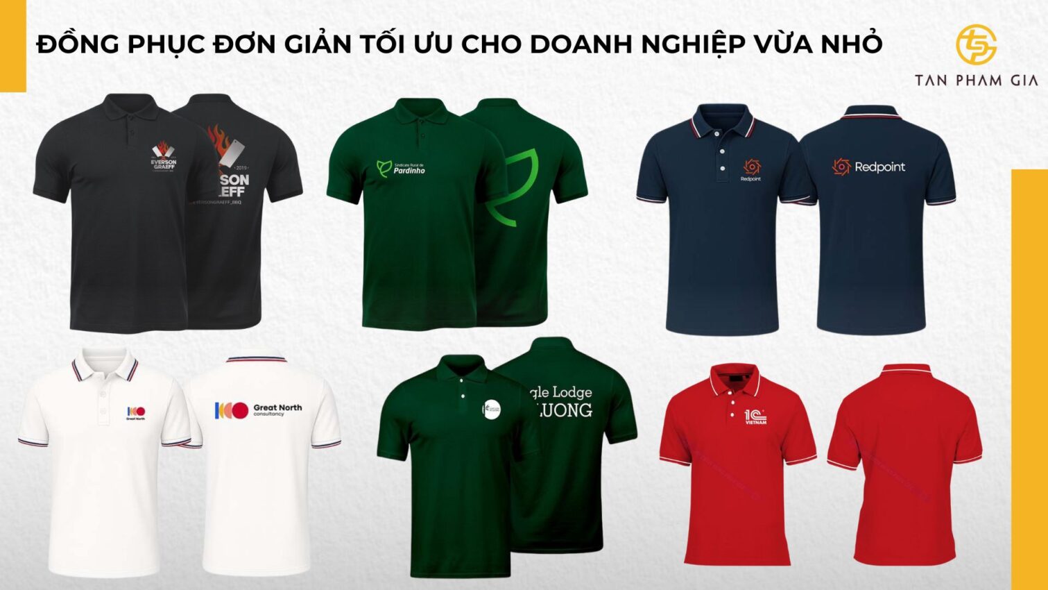 Mẫu áo thun đồng phục dành cho doanh nghiệp vừa nhỏ