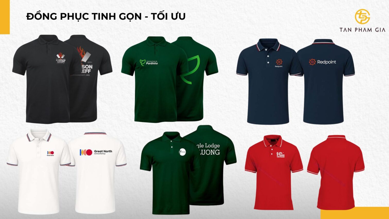 Mẫu áo thun đồng phục thời thượng hợp xu hướng 2025