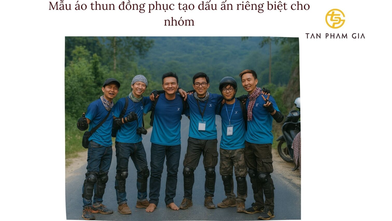 Mẫu áo thun đồng phục cho nhóm phượt thủ chuyên nghiệp