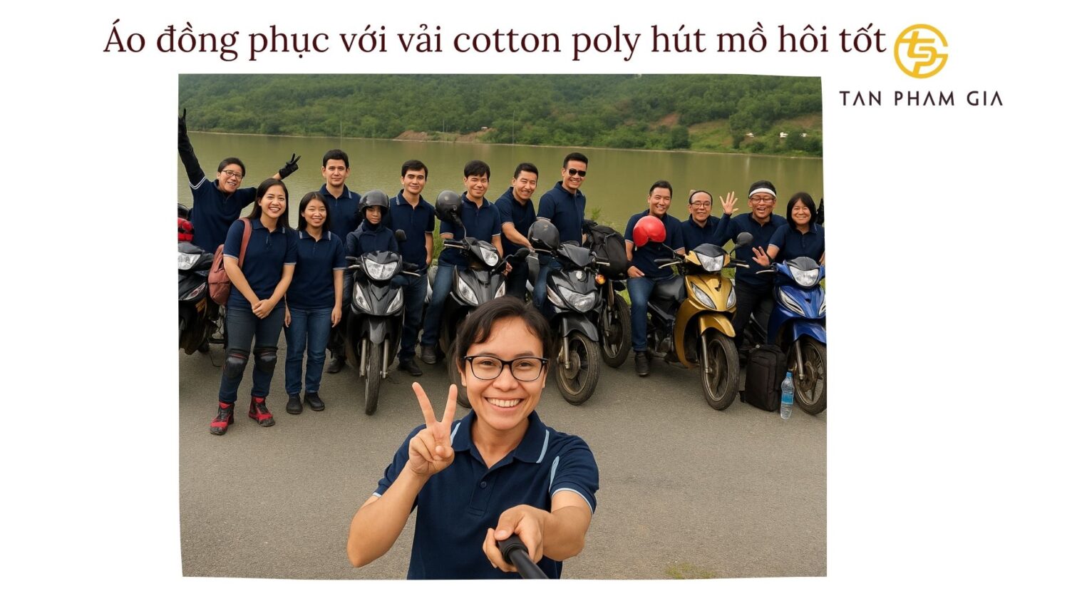 Mẫu áo thun đồng phục cho nhóm phượt thủ chuyên nghiệp