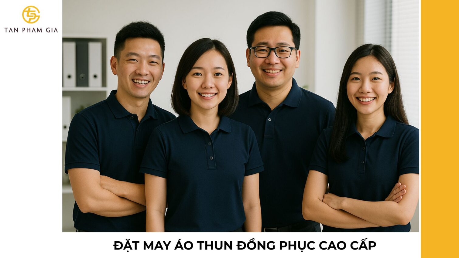 Đặt may áo thun đồng phục cao cấp