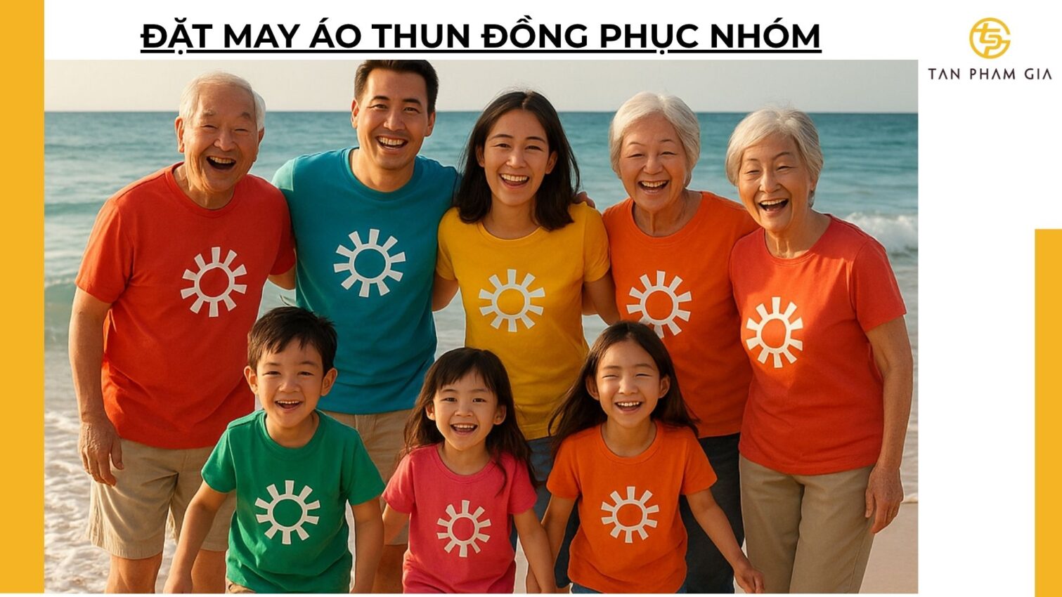 Đặt may áo thun đồng phục nhóm