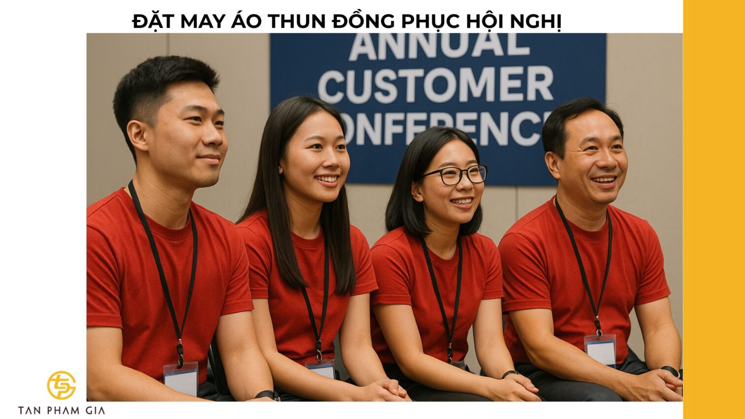 Đặt may áo thun đồng phục hội nghị