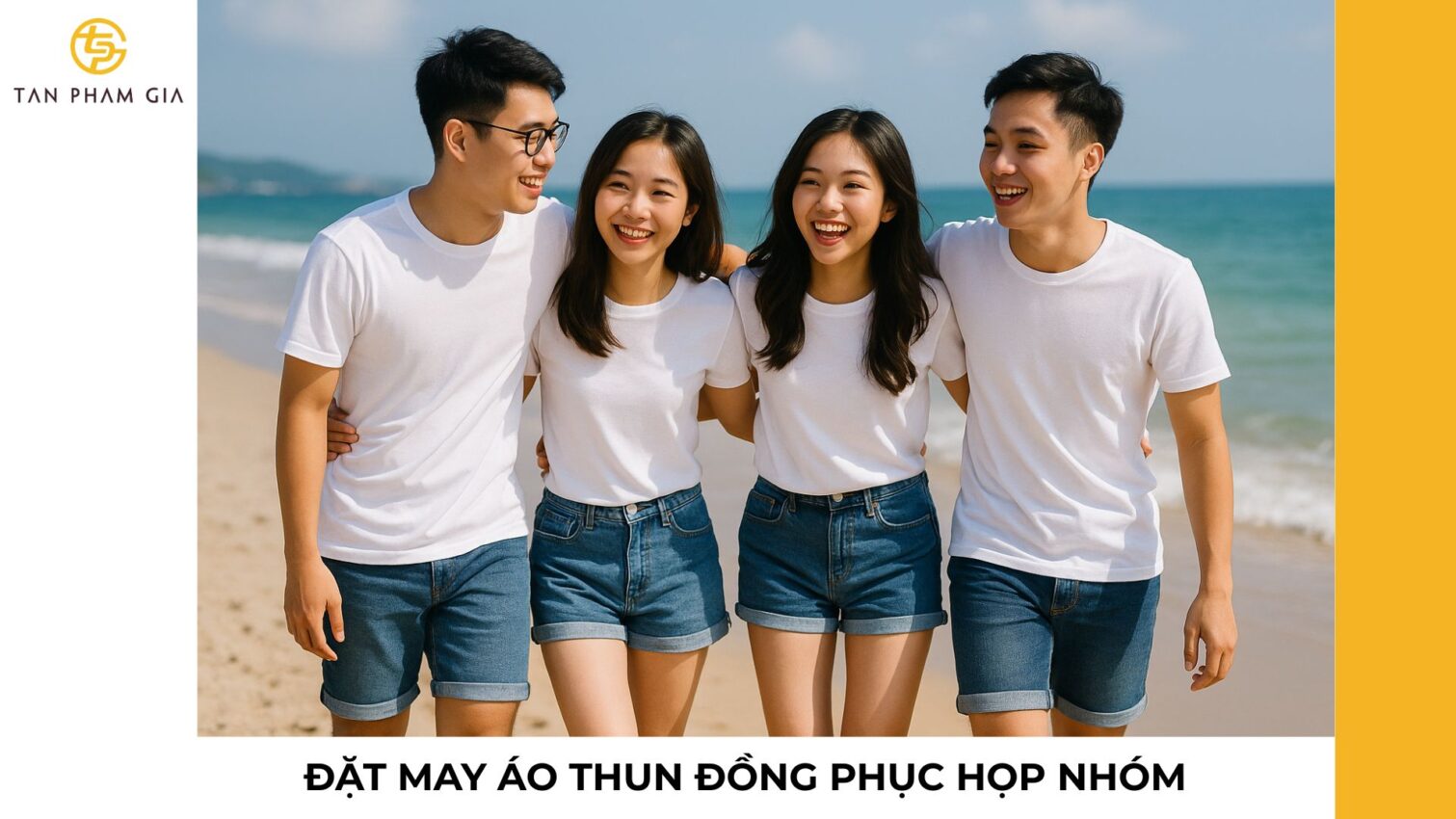 Đặt may áo thun đồng phục họp nhóm
