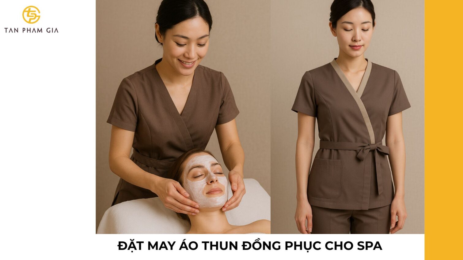 Đặt may áo thun đồng phục cho spa