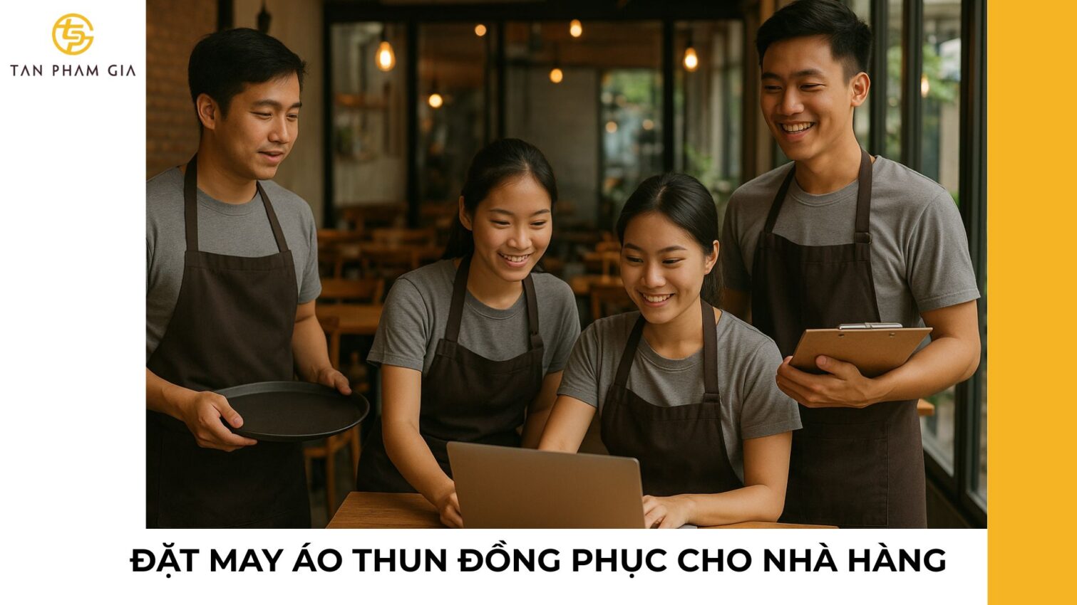 Đặt may áo thun đồng phục cho nhà hàng