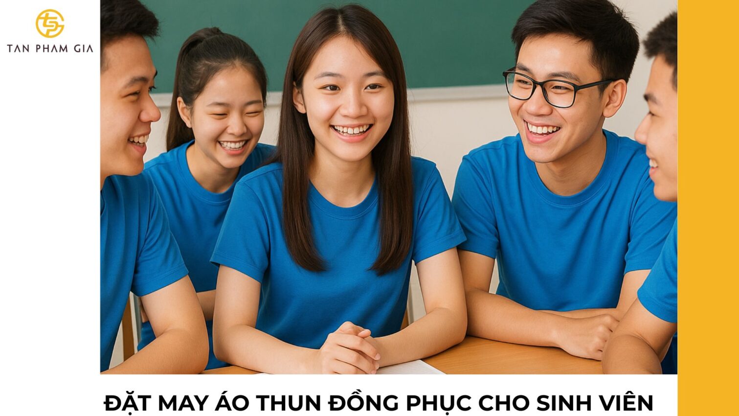 Đặt may áo thun đồng phục cho sinh viên