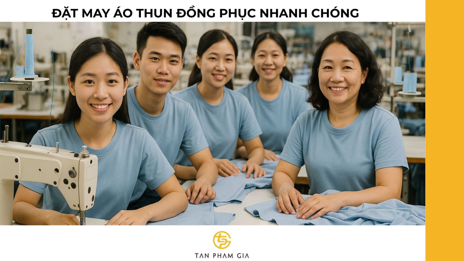 Đặt may áo thun đồng phục nhanh chóng