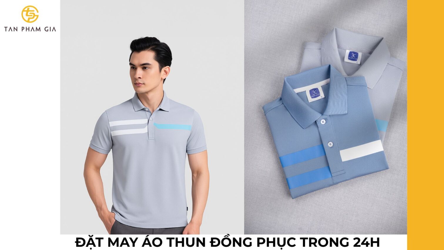 Đặt may áo thun đồng phục trong 24h