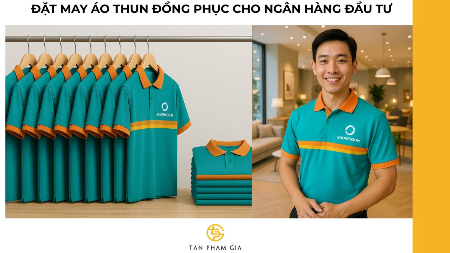 Đặt may áo thun đồng phục cho ngân hàng đầu tư