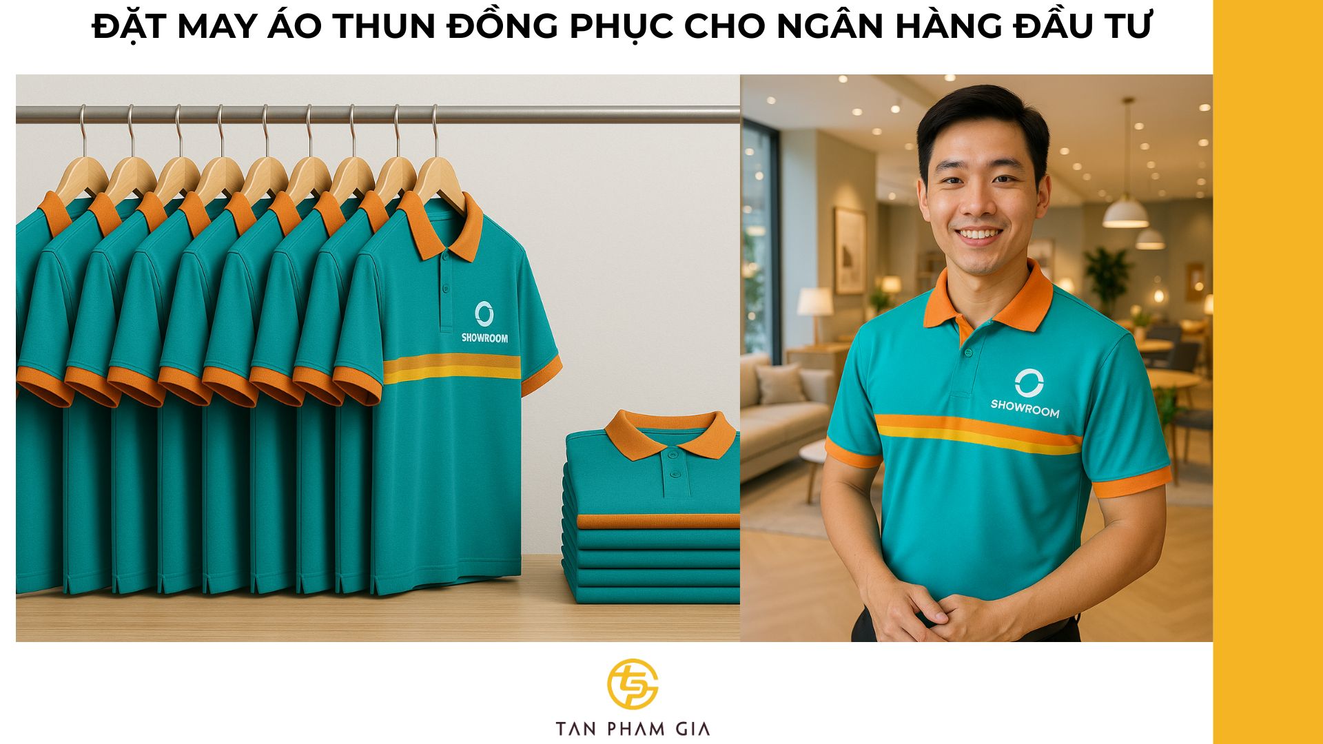Đặt may áo thun đồng phục cho ngân hàng đầu tư