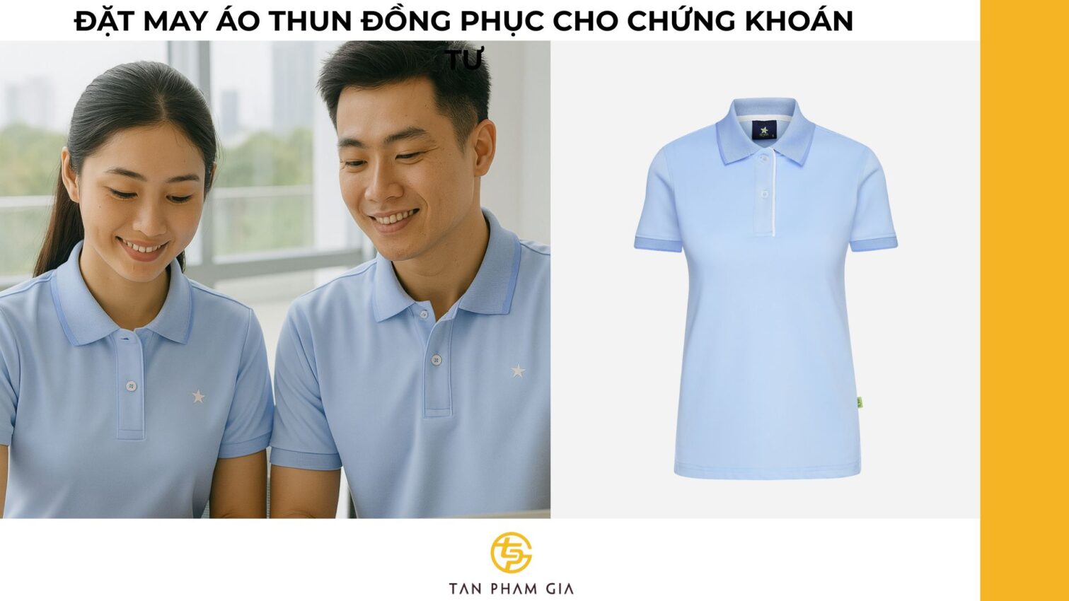 Đặt may áo thun đồng phục cho chứng khoán