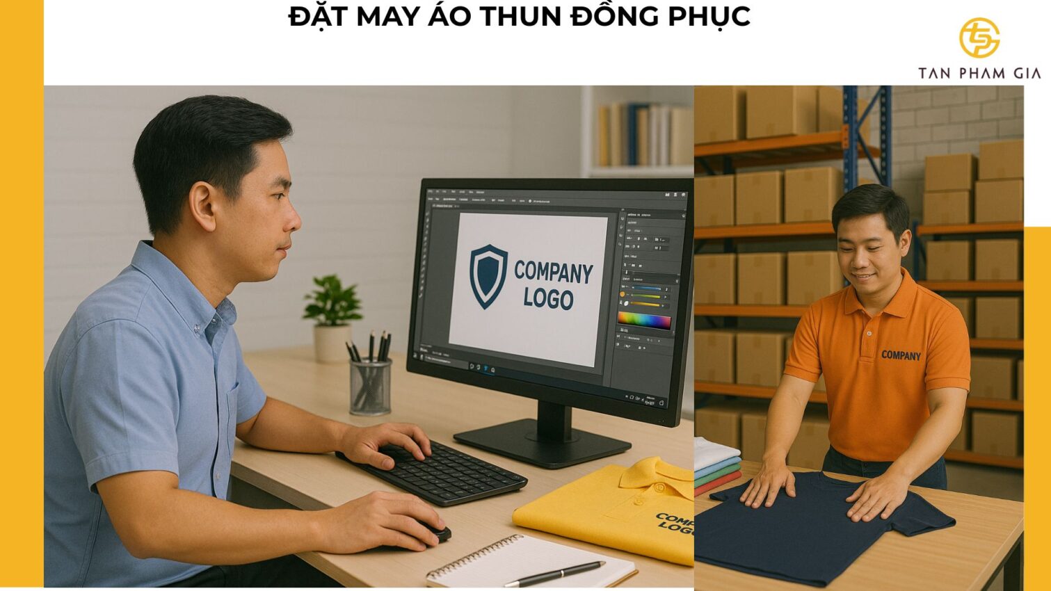 Đặt may áo thun đồng phục
