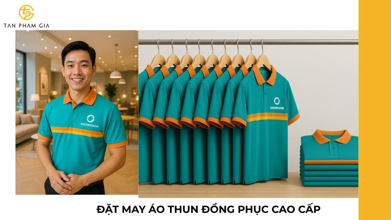 Đặt may áo thun đồng phục cao cấp