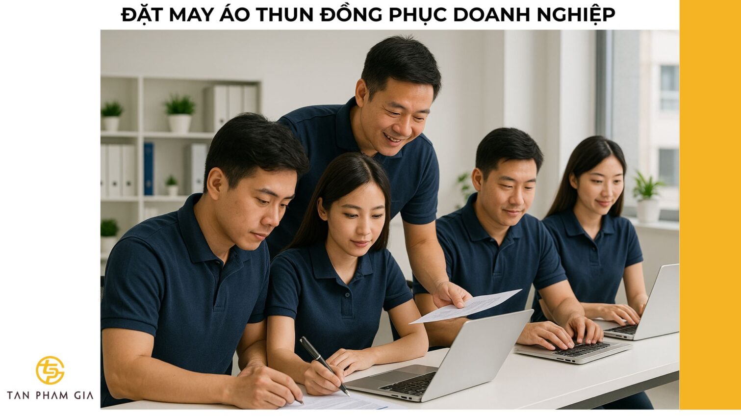 Đặt may áo thun đồng phục doanh nghiệp