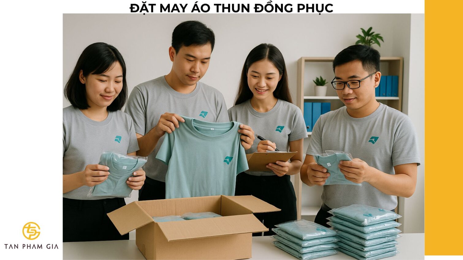 Đặt may áo thun đồng phục