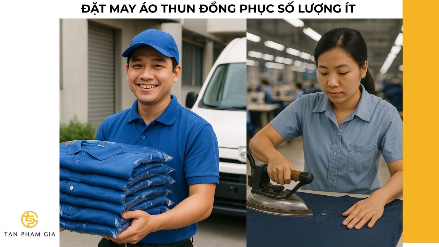 Đặt may áo thun đồng phục số lượng ít
