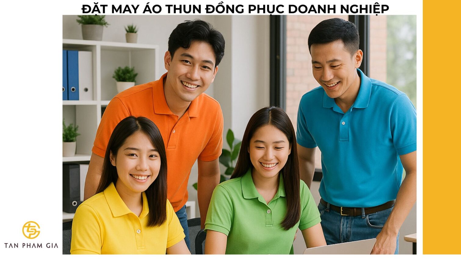 Đặt may áo thun đồng phục doanh nghiệp