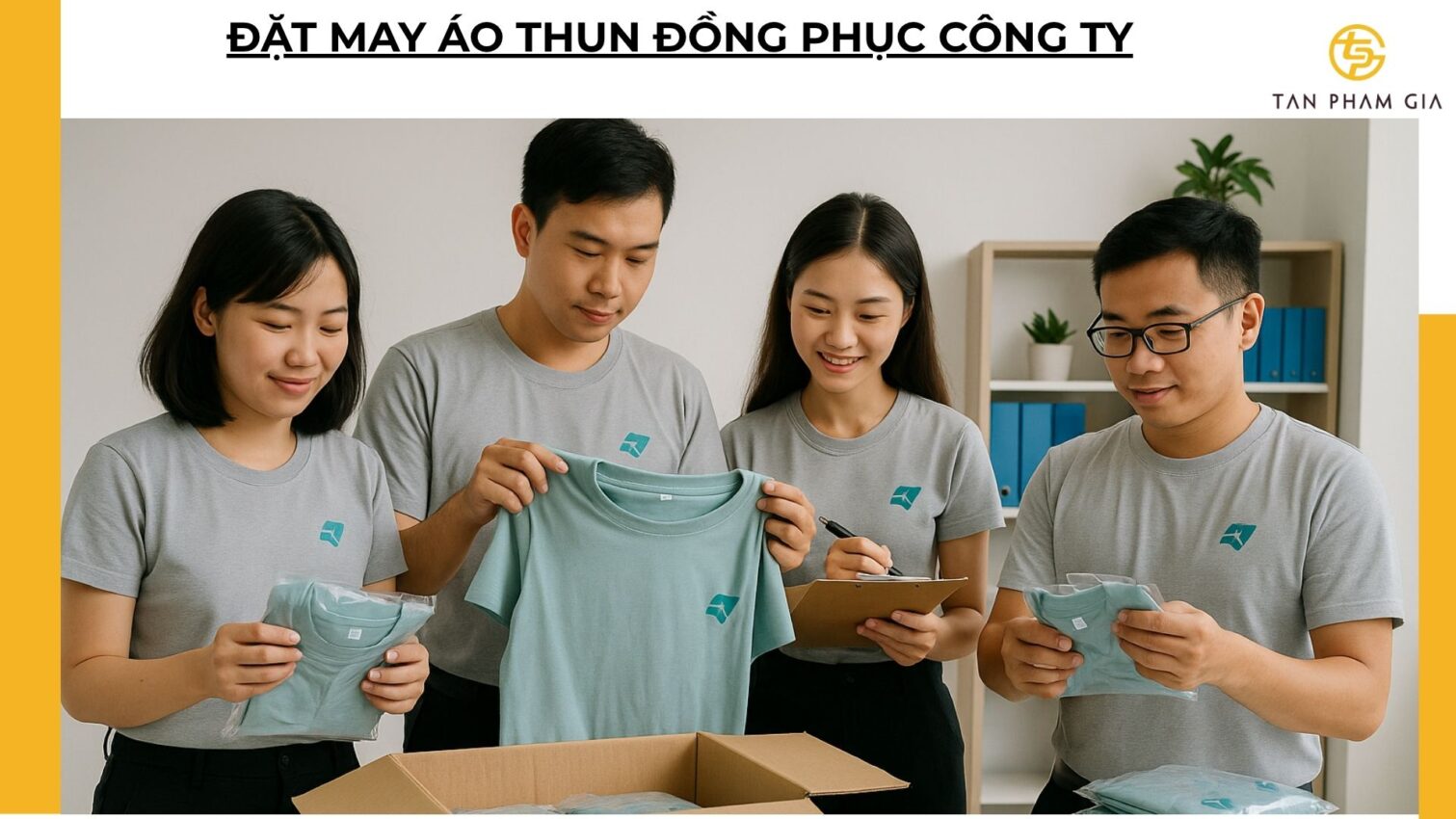 Đặt may áo thun đồng phục công ty