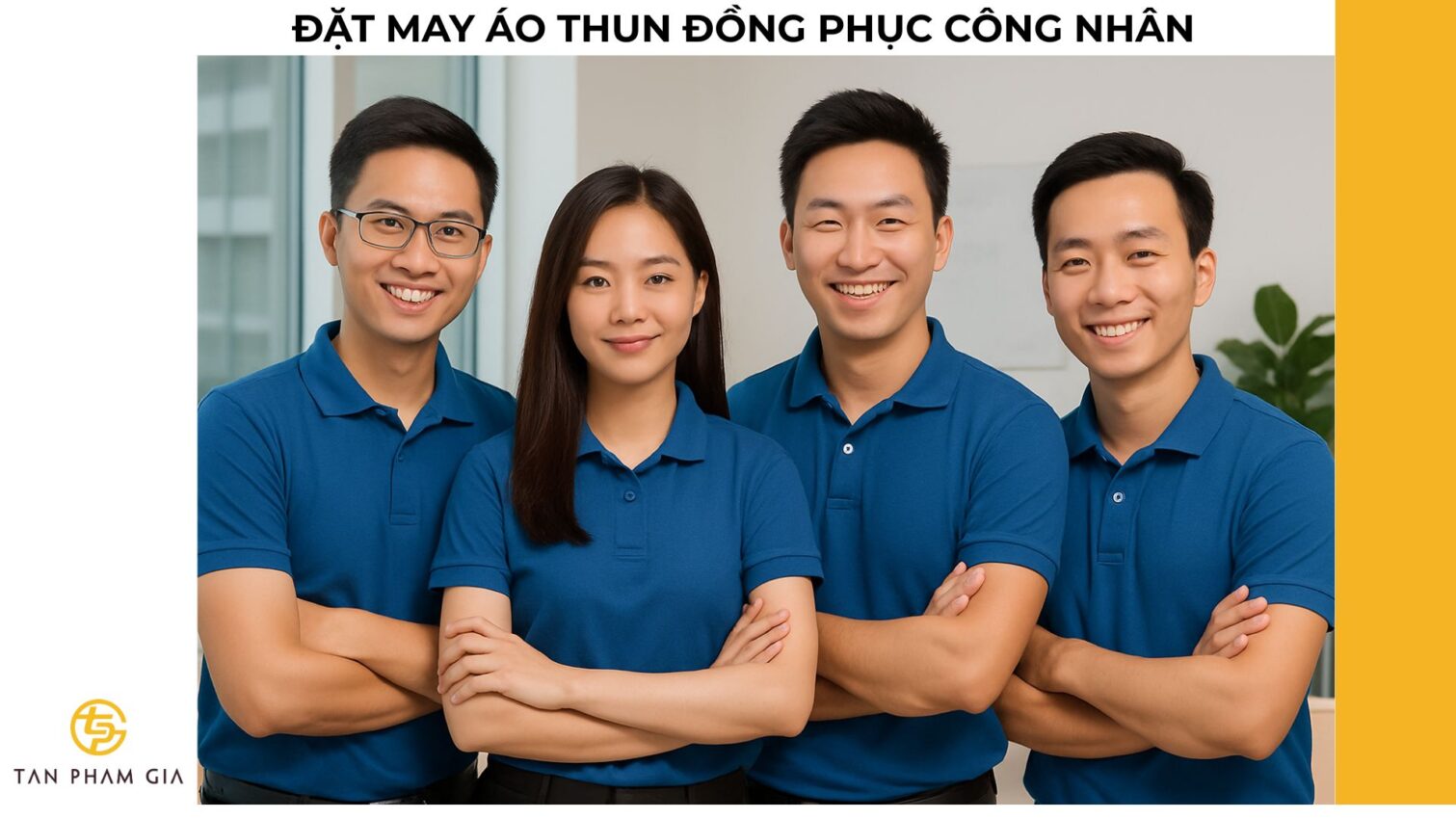 Đặt may áo thun đồng phục công nhân