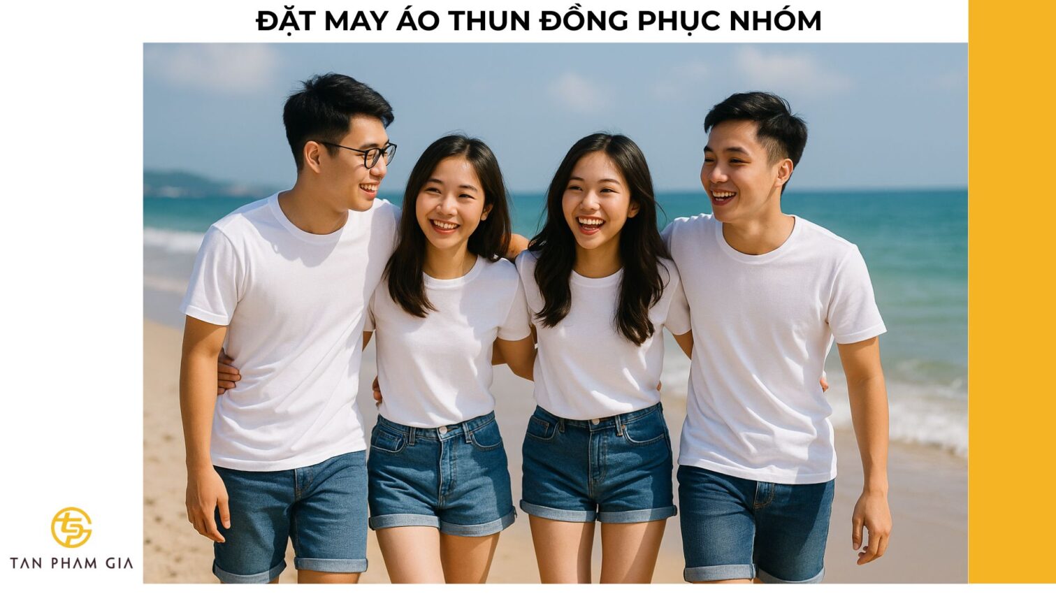 Đặt may áo thun đồng phục nhóm
