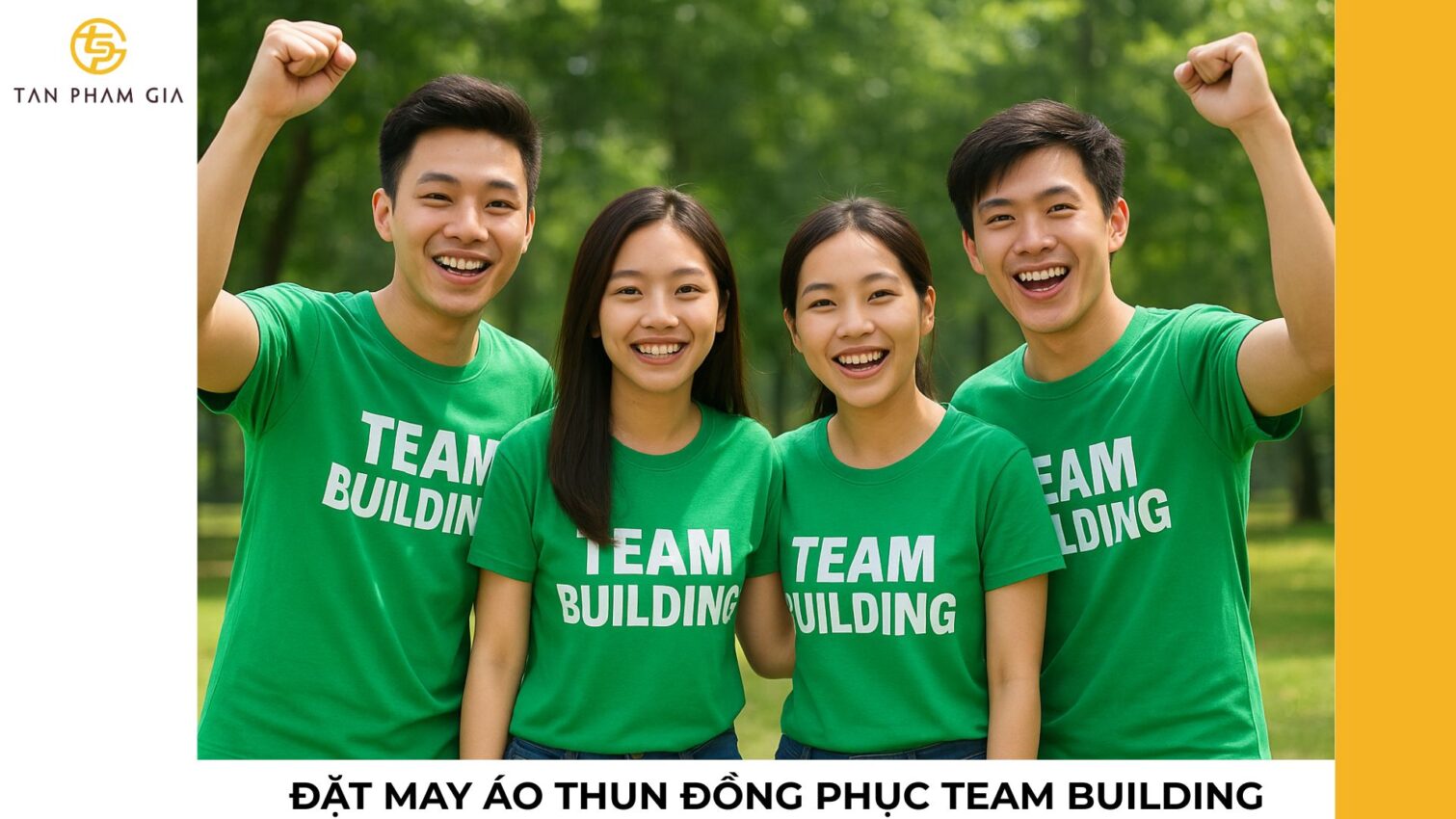 Đặt may áo thun đồng phục team building